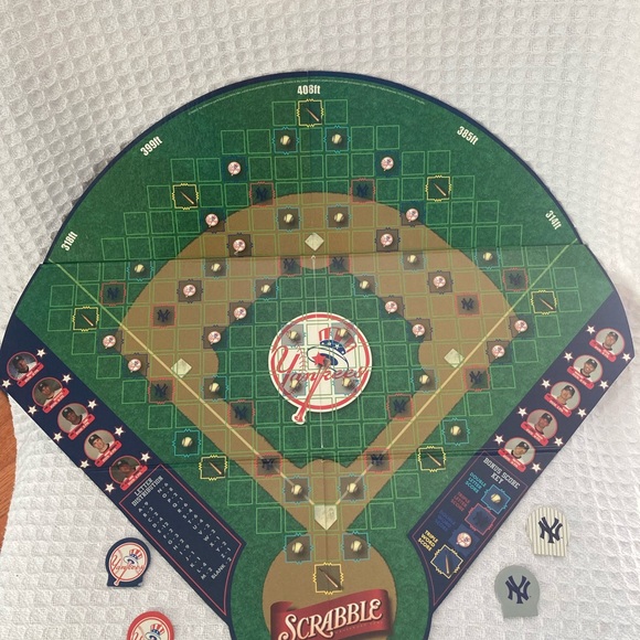 New York Yankees Edition Scrabble Crossword Game - Picture 3 of 7